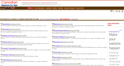 Desktop Screenshot of canadianbusinessforsale.com